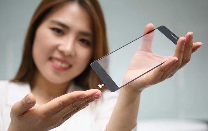 LG Buttonless Fingerprint reader