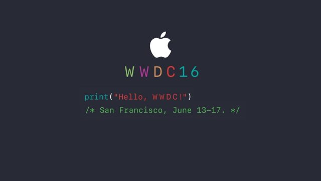 Apple WWDC 2016