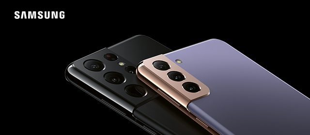 ljubicasti-samsung-galaxy-s21-i-fantomski-crni-s21-ultra-prikaz-zadnjih-kamera Prikaz zadnjih kamera na Samsung Galaxy S21 Ultra u fantomski ljubičastoj boji i S21 Ultra u fantomski crnoj boji