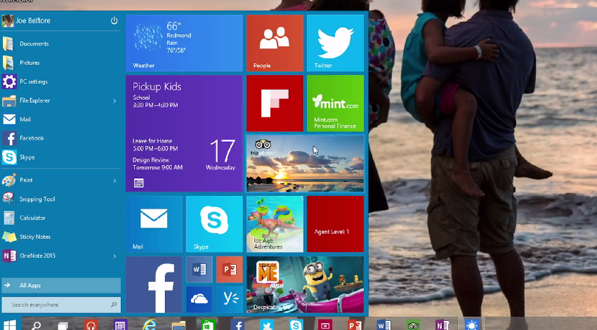 Windows 10 Start Meni